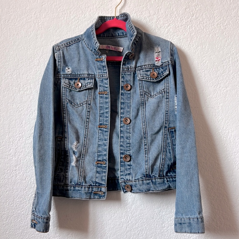 EUC Denim Jean Jacket. Size S (8)